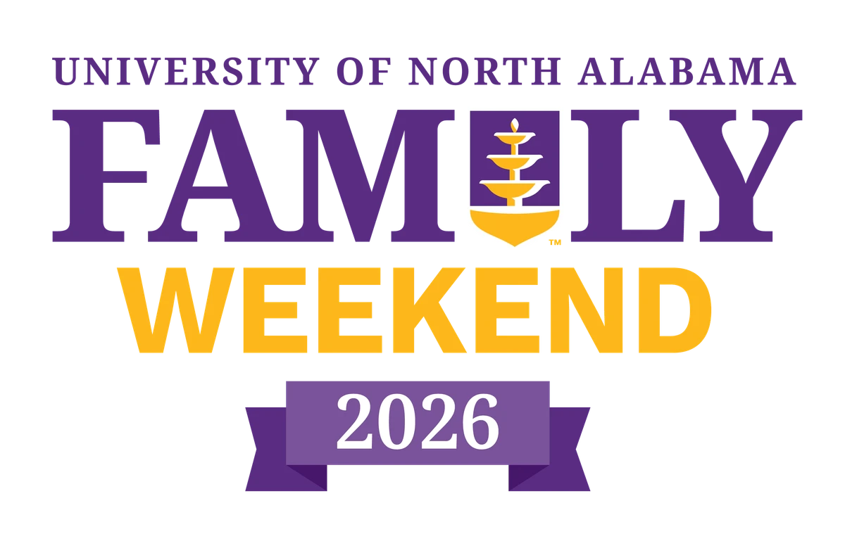 University of North Alabama Family Weekend logo for 2026.